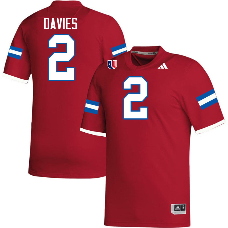 West Georgia Wolves #2 Festus Davies College Football Jerseys,Uniforms-Red West Georgia Wolves #2 Festus Davies College Football Jerseys,Uniforms-Red